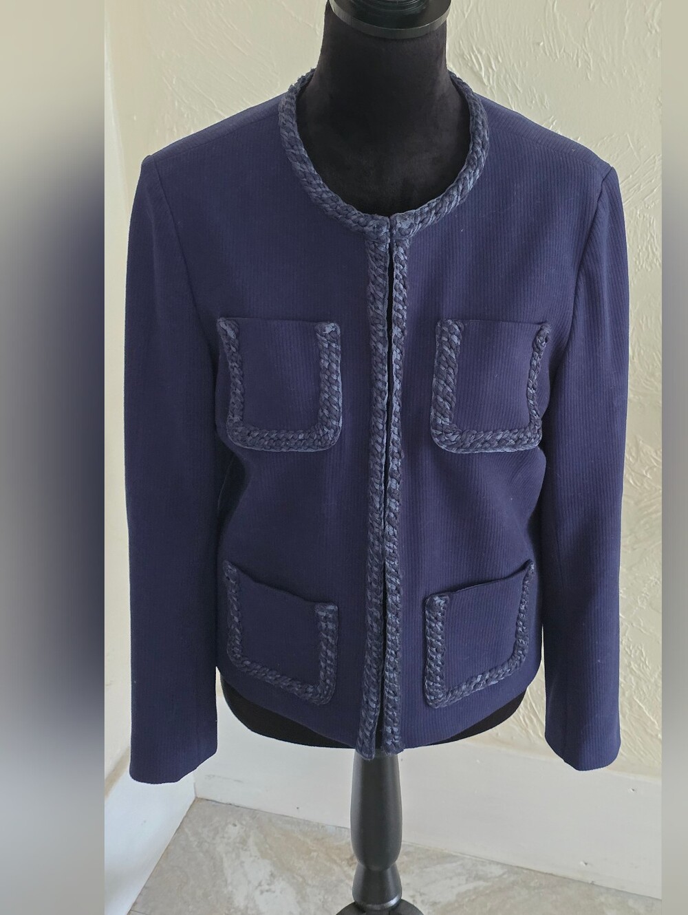 J. Mclaughlin Navy Jacket, Pockets